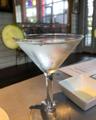 Cucumber martini