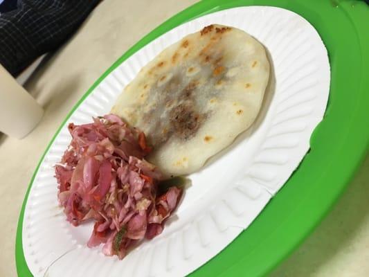 For those who are gluten free, they also offer rice pupusas which taste just as great!