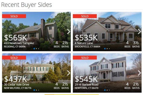 We represented the buyers of these fine properties, and many more. Shop for your new home with a guide!