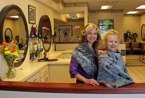 Ask for Gert Laprise or Cindy Ciarcia to address your hair styling or cosmetic needs