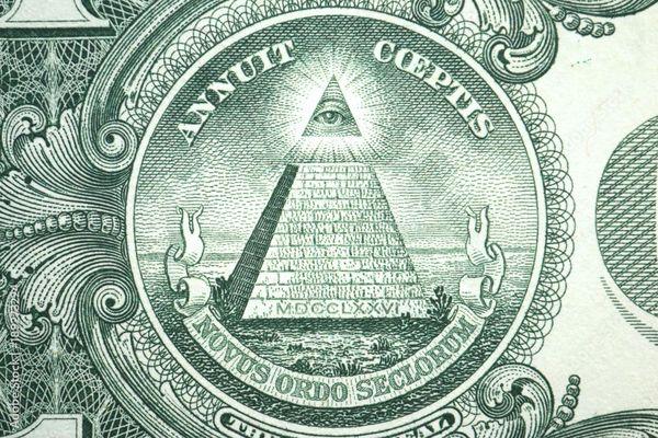 https://puritysystem.com/exposing-the-biggest-government-secrets/ An upside pyramid over the one on the dollar bill will point to letters  "