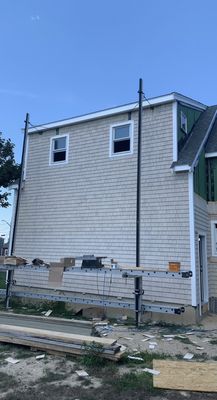 Siding installation