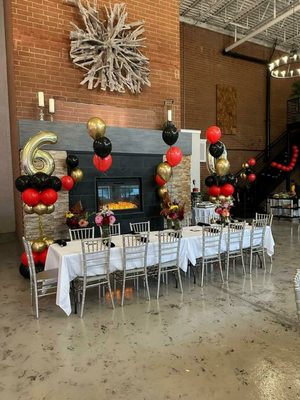 Tables and columns for Steve Tire Automotive Anniversary