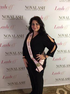 Chosen as Global Brand Ambassador for Novalash for 2017.