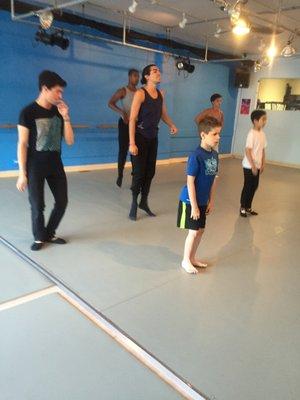 Boy's class at Intuit Dance