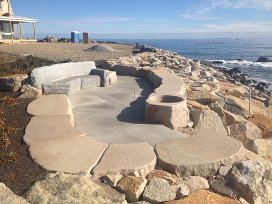 granite slab patio Rye NH