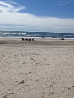 Ocean city in middle may 2016.  Wasn't a good week. Cold & lots of rain.  Nice & close to everything would  definitely  stay here again