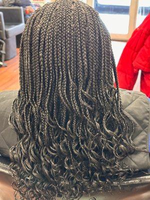 Regular box braids