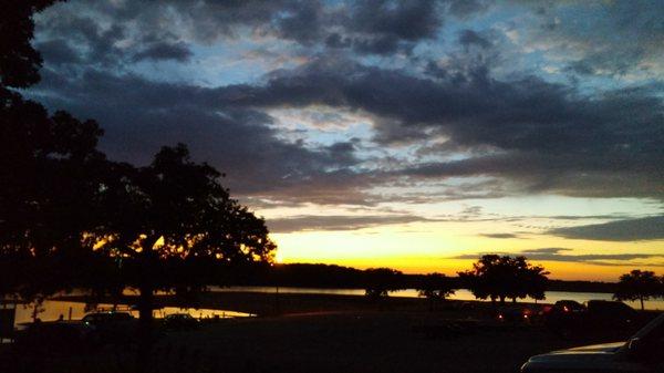 Great sunset at Wise County Park