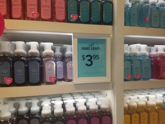 Hand soaps on sale I got 8