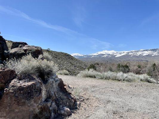 Dry flat walking trail!