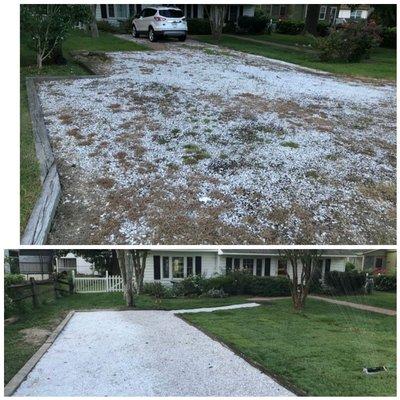 Drive way installation and repair.