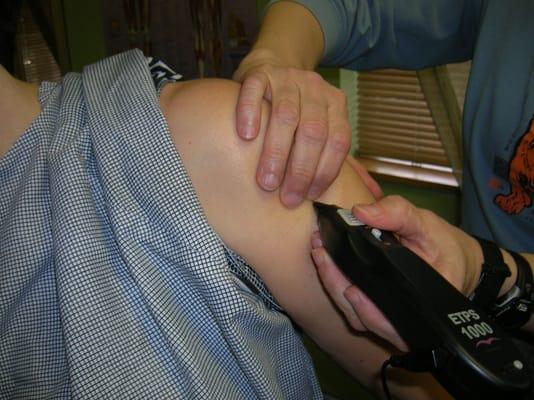 Using the ETPS - electro therapeutic point stimulation