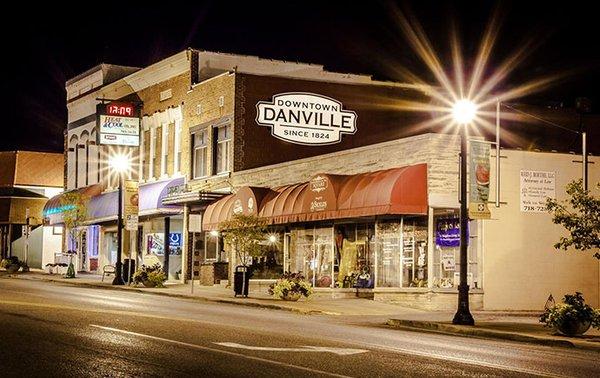 Our office is located on the famous Danville Square.