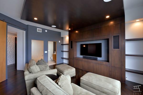 Turtle Creek Penthouse Media Room