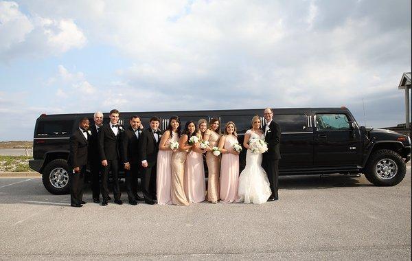 The best wedding limos on the Emerald Coast of Florida. Bay Limo