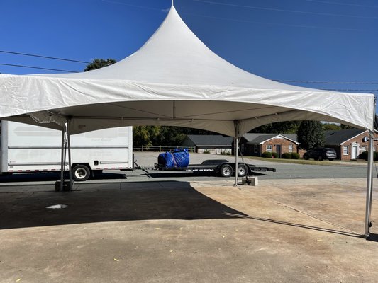 20x20 tent rental