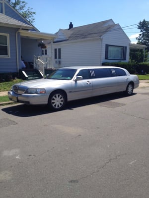 Lincoln town car stretch limousine