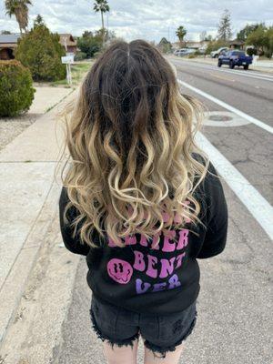 blonde balayage