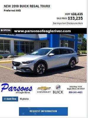 2018 Buick Regal Tourx