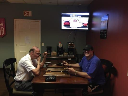 Backgammon afternoon