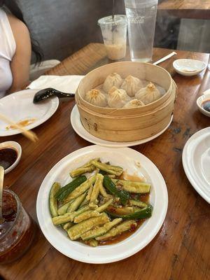 Cucumber and their crawfish bao is a must.