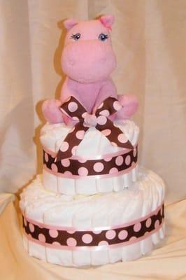 Two-tier Diaper Cakes