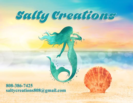 Kainalu Designs Logo for Salty Creations  https://www.instagram.com/saltycreations808/