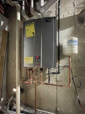 Tankless Water Heater installation