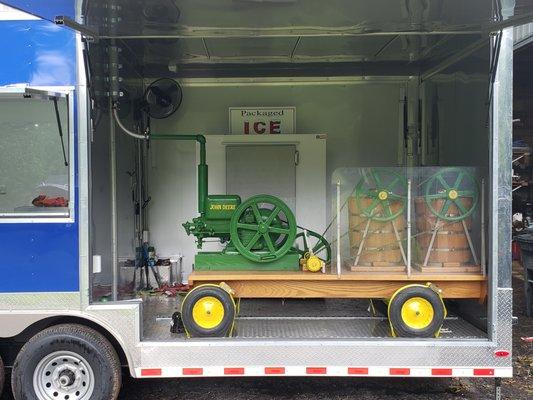 Old Fashioned Ice Cream with a 1927 John Deere Hit Miss Engine