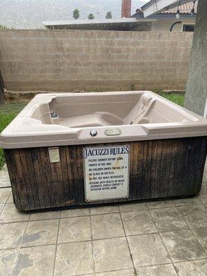 Hot tub removal