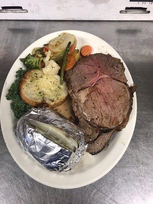 Prime rib dinner