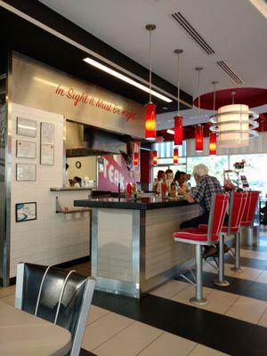 Inside Steak and shake