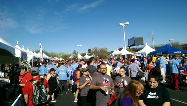 Booths at the expo