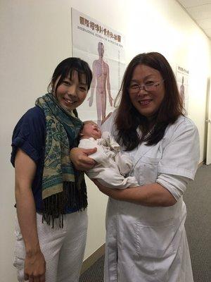 After three month of treatments, my patient was able to get pregnant. Today she came to show me her baby. A very healthy baby!!