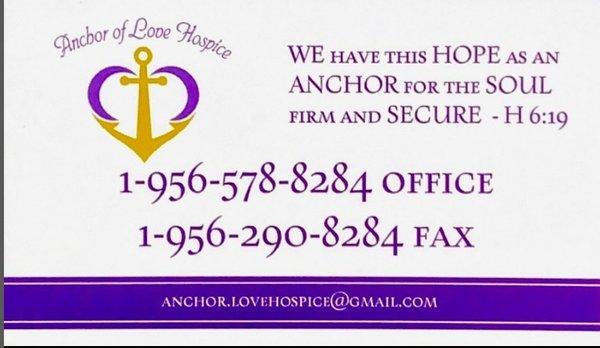 Anchor Of Love Hospice