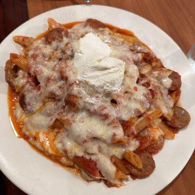 Baked Ziti w/ Sausage