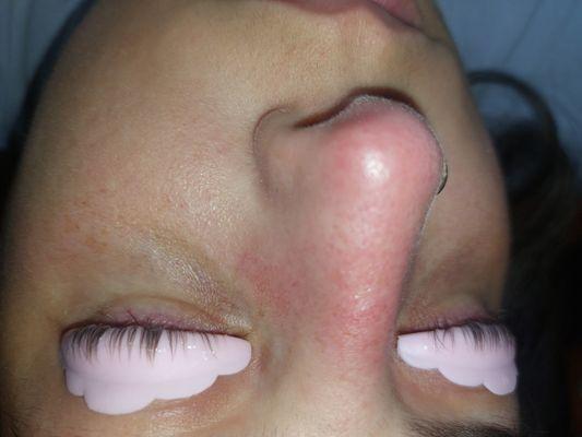 Lash Perm with tint. Come tint your lashes while getting them straightened and managed.