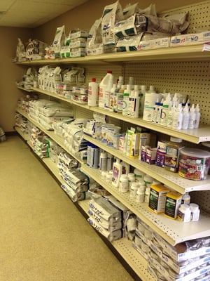 Large selection of vet approved products.