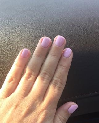 Perfect mani by Gina :)