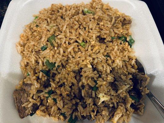 Beef Peruvian Fried Rice