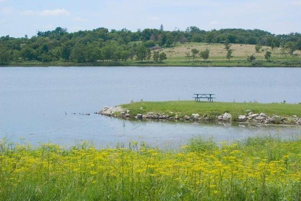 Lake Anita in summer.