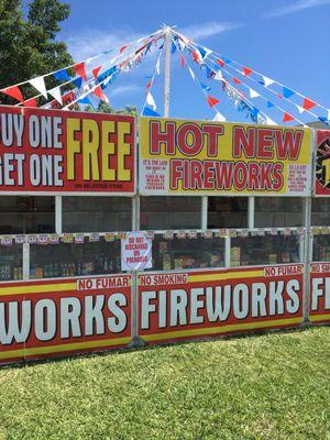 Fireworks booth