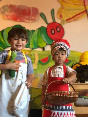 There's always someone in our play (or real) kitchen cooking