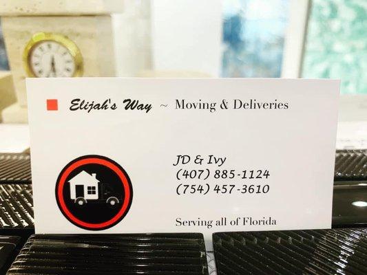 Elijah’s Way Moving & Deliveries