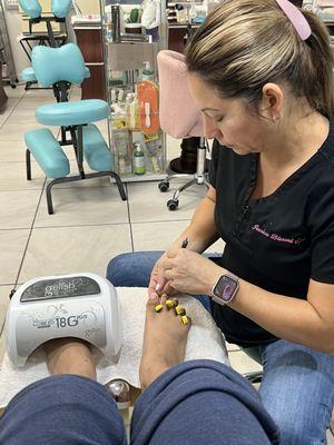 Pedi by Jessica