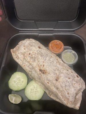 Carne asada burrito