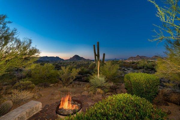 Gorgeous mountain views and a firepit allow you to relax and focus on your health during recovery.