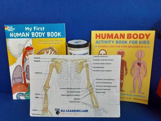 Health themed puzzle and book bundle by BLI