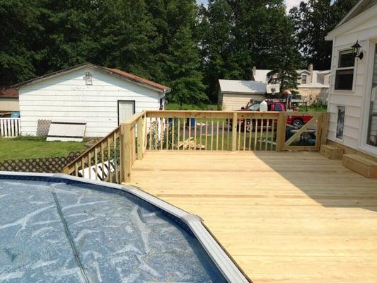 Pool deck